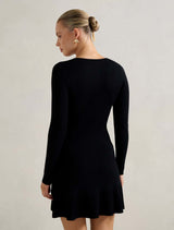 Louise Button Through Knit Mini Dress Forever New