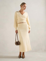 Sloane Wrap Knit Sweater Forever New