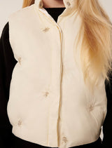 Raya Girls Beaded Puffer Vest Forever New