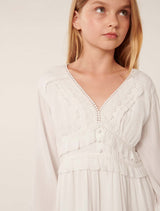 Everly Teen Lace Trim Dress Forever New
