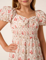 Mini Teen Puff Sleeve Maxi Dress Forever New