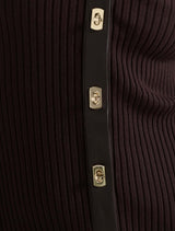 Alex PU Insert Midi Dress Forever New