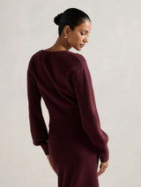 Sloane Petite Wrap Knit Sweater Forever New