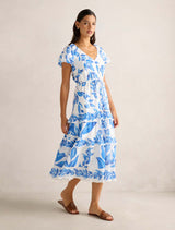 Iris Tiered Ruffle Midi Dress Forever New