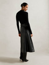 Brooklyn Petite PU Midi Dress Forever New