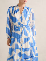 Adeline Tiered Midi Dress Forever New