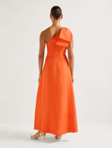 Danni Asym Bow Midi Dress Forever New