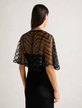 Scarlett Sequin Cape Forever New
