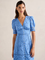 Eloise Broderie Midi Dress Forever New