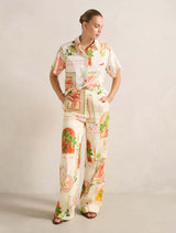 Ola Linen Wide Leg Pants Forever New