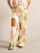 Ola Linen Wide Leg Pants Almada Co-ord Forever New