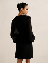 Adaline Petite Rhinestone Cuff Mini Dress Forever New