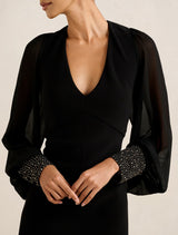 Adaline Petite Rhinestone Cuff Mini Dress Forever New