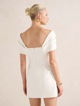 Scottie Strapless Bow Mini Dress Forever New