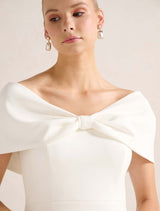 Scottie Strapless Bow Mini Dress Forever New