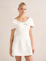 Scottie Strapless Bow Mini Dress Forever New