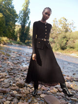 Daphne Long Sleeve Midi Dress Forever New