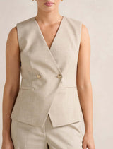 Elora Double Breasted Waistcoat Forever New