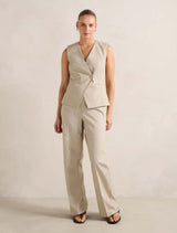 Elora Double Breasted Waistcoat Forever New