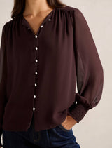 Piper Gathered Yoke Blouse Forever New