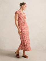 Winona Scallop Detail Midi Dress Forever New