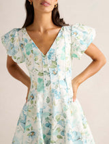 Camden Puff Sleeve Mini Dress Forever New