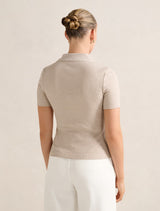 Amari Press Stud Polo Top Forever New