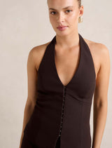 Ricki Halter Waistcoat Forever New