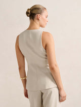 Lulu Long Waistcoat Forever New