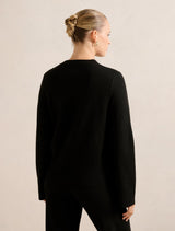 Hazel Knitted Lounge Sweater Forever New