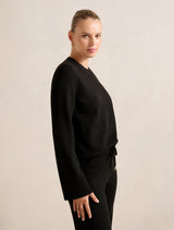 Hazel Knitted Lounge Sweater Forever New