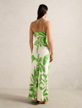 Sloane Printed Satin Maxi Dress Forever New