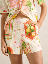 Kailani Linen Shorts Almada Co-Ord Forever New