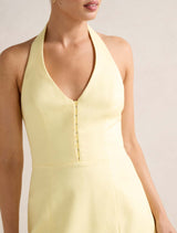 Ricki Linen Halter Mini Dress Forever New