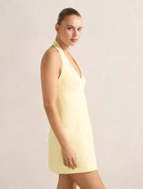 Ricki Linen Halter Mini Dress Forever New