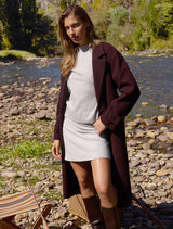 Heidi Double Breasted Wrap Coat Forever New