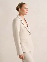 Lulu Gold Button Blazer Forever New
