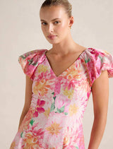 Elyssa Puff Sleeve Mini Dress Forever New