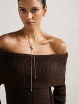 Signature Sonny Slider Necklace 0 Gold Forever New