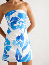 Annika Tuck Side Mini Dress Forever New