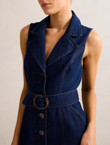 Nicola Denim Blazer Dress Forever New