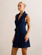 Nicola Denim Blazer Dress Forever New