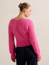 Kylie Stitch Wrap Sweater Forever New