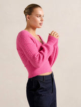 Kylie Stitch Wrap Sweater Forever New