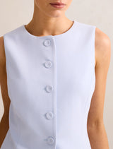 Chloe High Neck Waistcoat Forever New