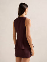 Winnie Longline Waistcoat Forever New