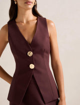 Winnie Longline Waistcoat Forever New