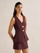 Winnie Longline Waistcoat Forever New