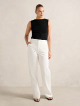 Frankie Boat Neck Tank Top Forever New