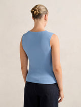 Frankie Boat Neck Tank Top Forever New